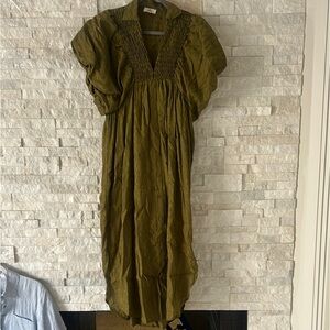 Olive Green Women's Dress by entro